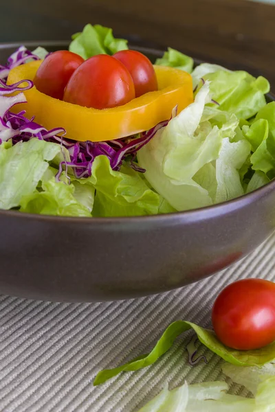 Gemüse Hintergrund / Gemüse / Gemüse in Schüssel Hintergrund — Stockfoto