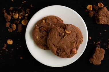 Tanımlama bilgisi arka plan / kurabiye / çikolata çerez arka plan