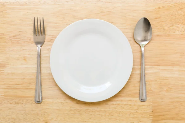 Empty Plate / Empty Plate Background — Stock Photo, Image