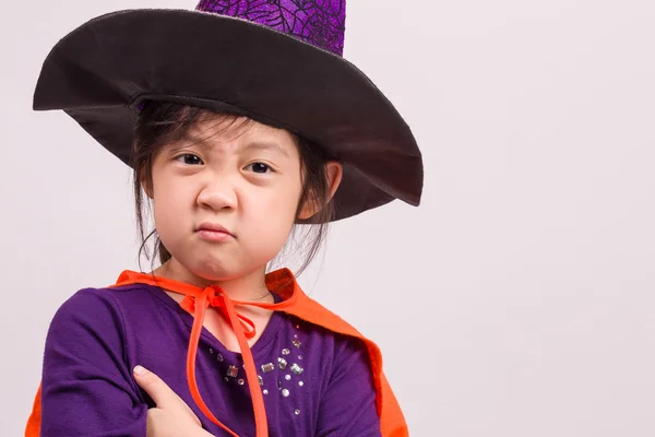 Child in Halloween Costume on White / Child in Halloween Costume / Child in Halloween Costume, Studio Shot — Stock Photo, Image