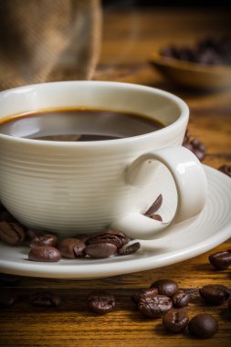 Hot Coffee on Table / Hot Coffee / Hot Coffee on Table for Morning