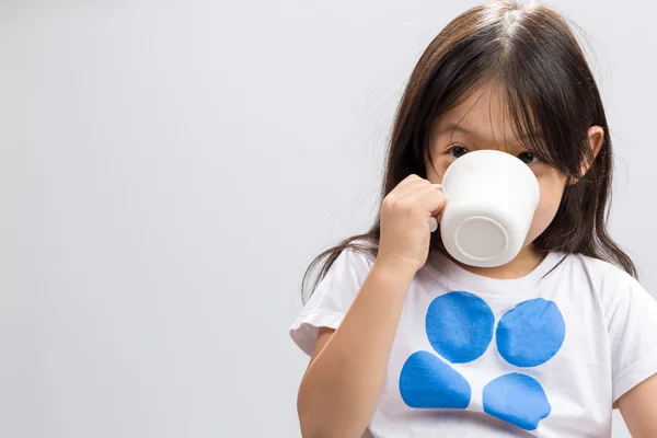 Kid Drinking Milk — Stock Photo, Image
