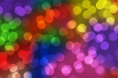 renkli bokeh arkaplanı