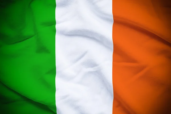 爱尔兰国旗背景 — 图库照片