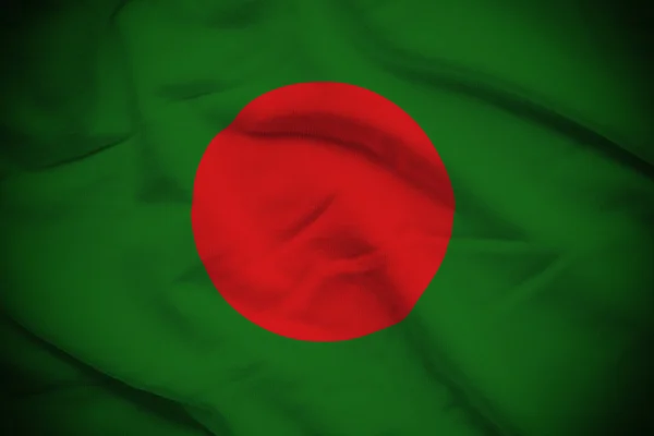 孟加拉国国旗背景 — 图库照片