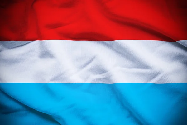 Luxemburg Flag- baggrund - Stock-foto