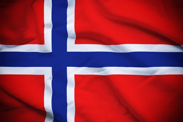 Fondo bandera de Noruega — Foto de Stock