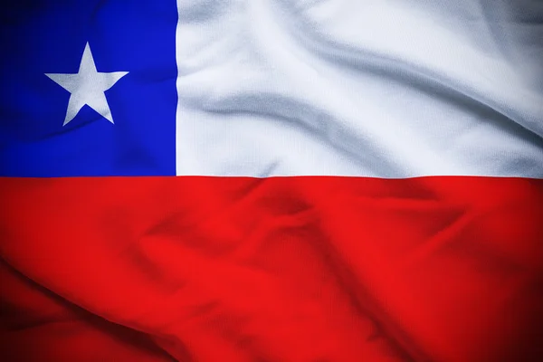 История флага Чили — стоковое фото