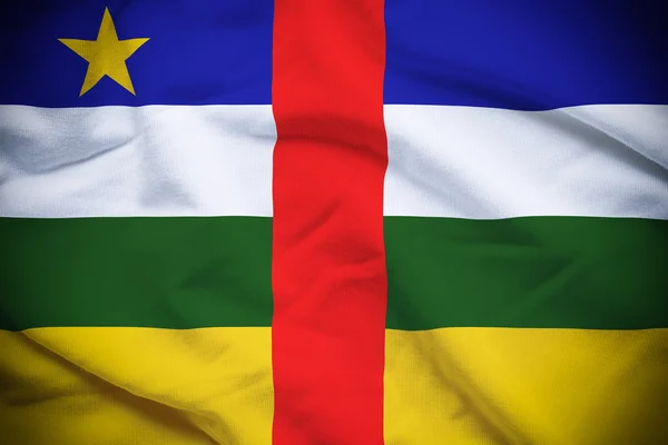 Фон прапор Центральноафриканської Республіки — стокове фото