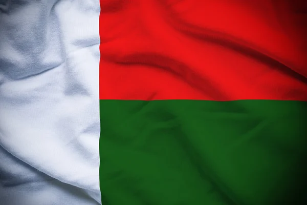 Madagascar Flag Background — Stock Photo, Image