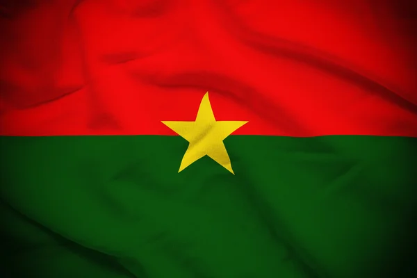 Прапор Буркіна-Фасо фону — стокове фото