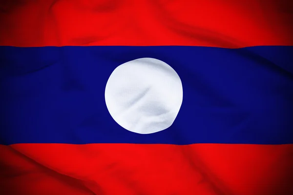 Laos flaga tło — Zdjęcie stockowe