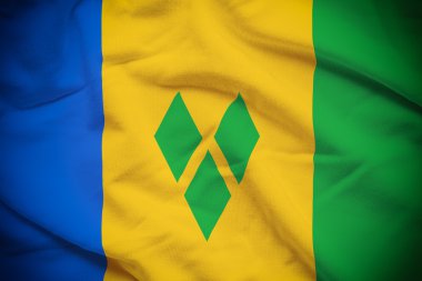 Saint Vincent ve Grenadinler bayrak arka plan