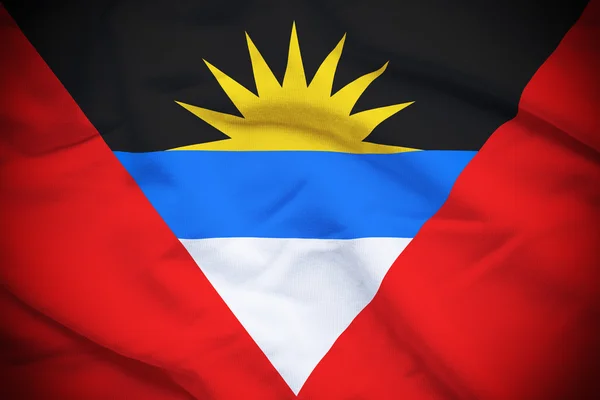Antigua și Barbuda Steag Background — Fotografie, imagine de stoc