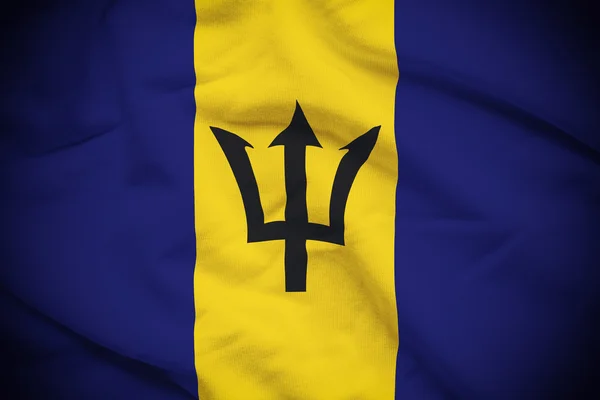 Barbados bandeira fundo — Fotografia de Stock