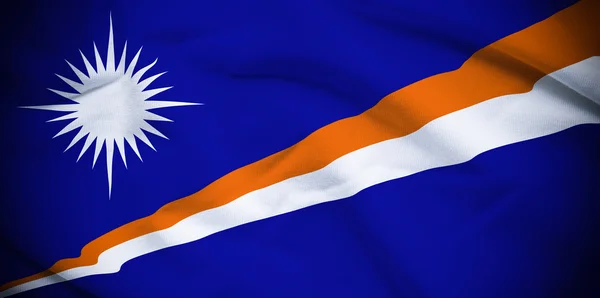 Fondo de la bandera de las Islas Marshall —  Fotos de Stock