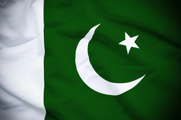 Pakistán Bandera Antecedentes — Foto de Stock