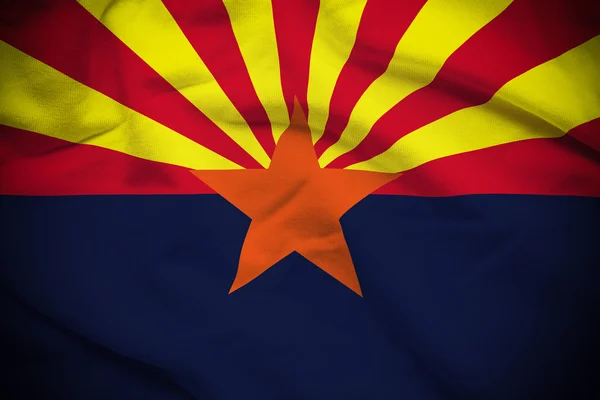 アリゾナ州の旗の背景 — ストック写真