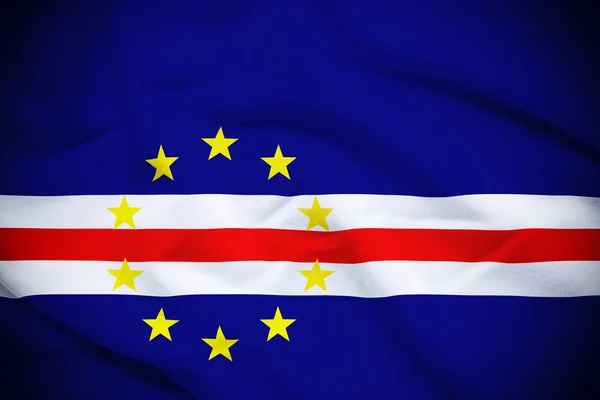 Tle Flaga Wysp Zielonego Przylądka — Zdjęcie stockowe