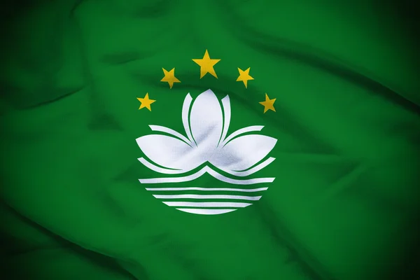 Φόντο σημαία του Μακάου — Φωτογραφία Αρχείου