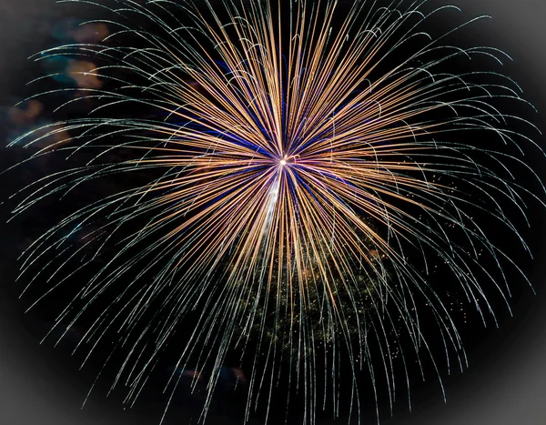Feuerwerk in Brookfield, Wisxonsin — Stockfoto