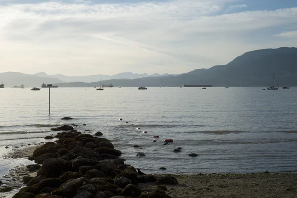 Muelle al atardecer kits de playa Vancouver 3 — Foto de Stock