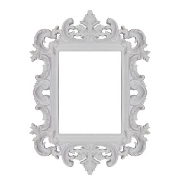Çerçeve eski tasarım sıva vintage izole beyaz arka plan.