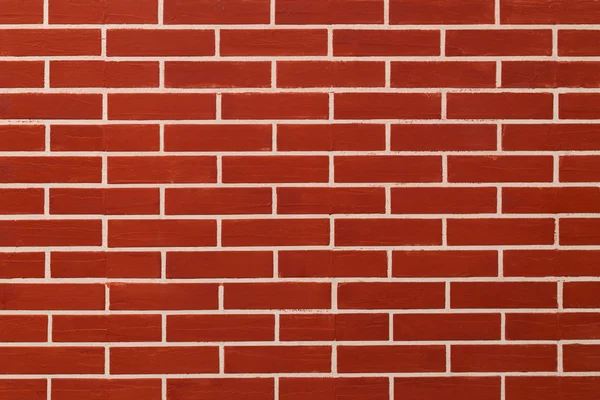 Brick red on wall background. — Stock Photo, Image