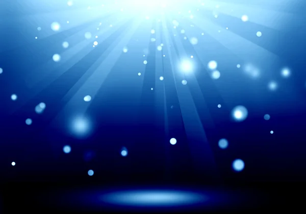 Imagem abstrata do clarão de iluminação azul no palco do chão Objeto de preenchimento — Fotografia de Stock