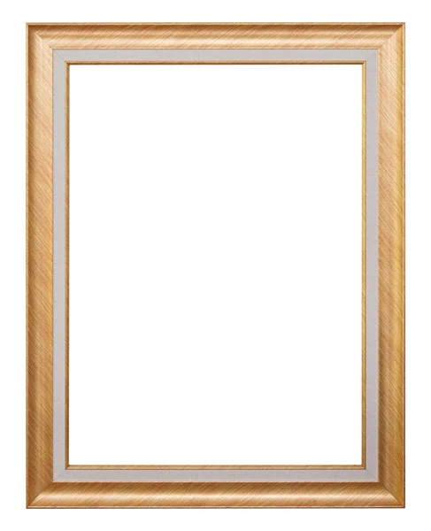 Golden frame modern vintage. — Stock Photo, Image