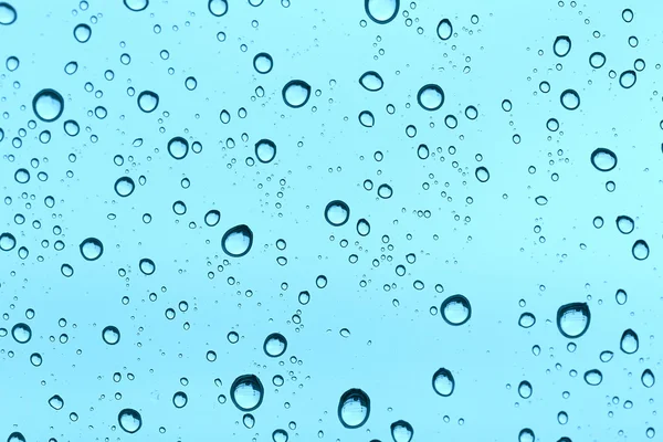 Water drop on glass mirror background. — Stock Photo, Image
