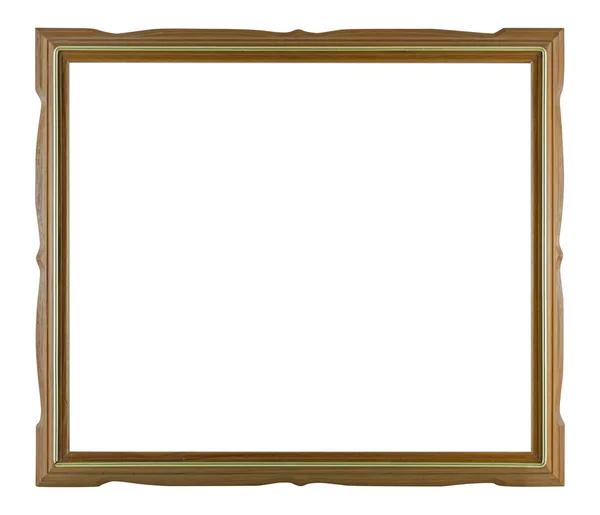 Houten frame vintage geïsoleerde achtergrond. — Stockfoto