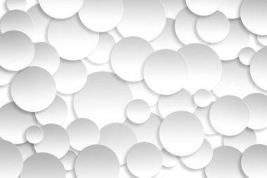 Kağıt daire tasarım gümüş arka plan doku soyut.