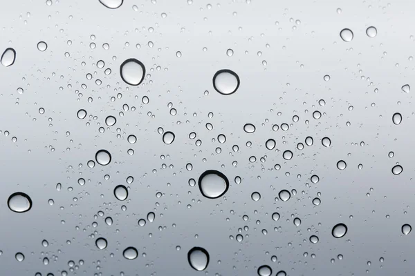 Water drop gradient on glass mirror background. — Stock Photo, Image