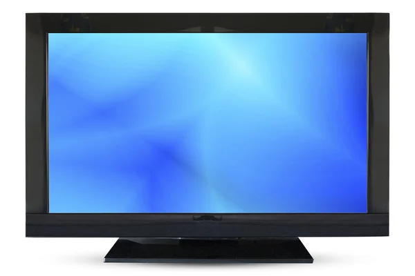 Monitor de televisión textura cielo aislado sobre fondo blanco . — Foto de Stock