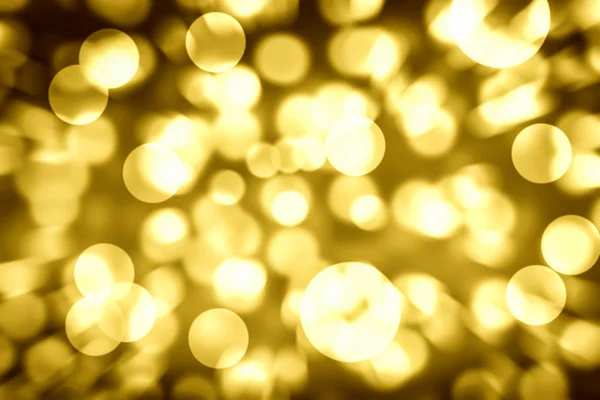 Abstract Bokeh golden light background texture. — ストック写真