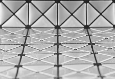 Soyut üçgen gümüş yansıma arka plan dokusu.