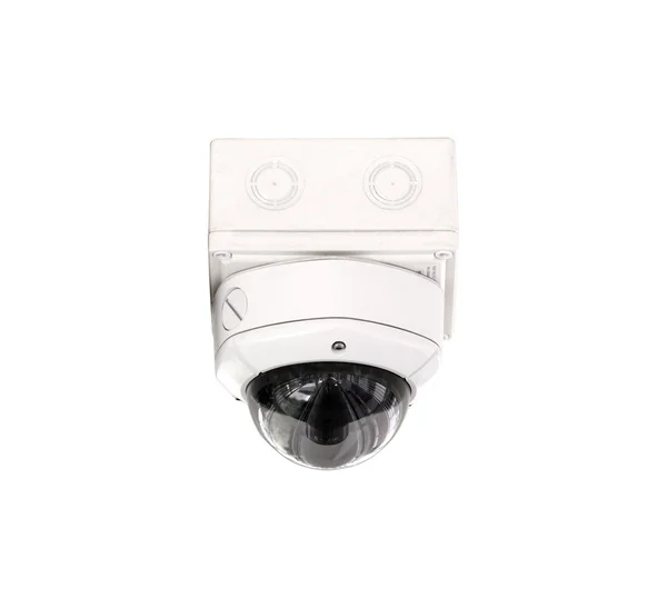 CCTV säkerhet isolerade vit bakgrund. — Stockfoto