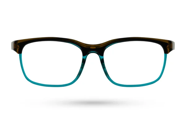 Lunettes de vue Classic Fashion style isolé sur fond blanc . — Photo