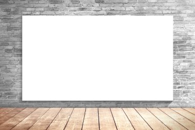 Beyaz tahta parlak oda ahşap tablo.