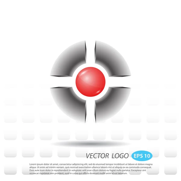 Logotipo do vetor Negócio novo design futurista . — Vetor de Stock