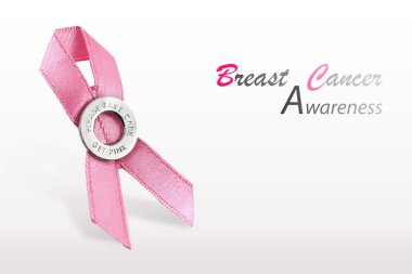 Pembe kurdele göğüs kanseri farkındalığı.