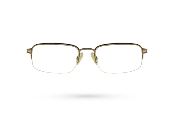 Класичний стиль окулярів ізольований на білому тлі . — стокове фото