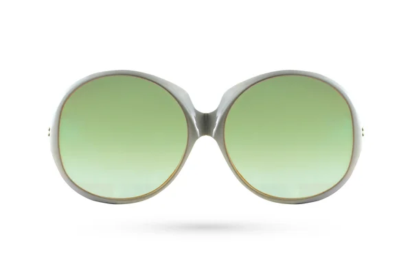 Fashion gröna glasögon ant stil isolerad på vit bakgrund. — Stockfoto