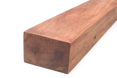 Lumber on white background