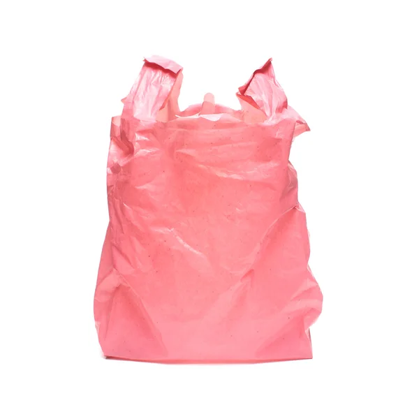 Red Plastic Bag — Stock Photo, Image