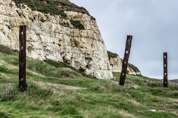 Paslanmaya çit mesaj ve tebeşir kayalıklarla