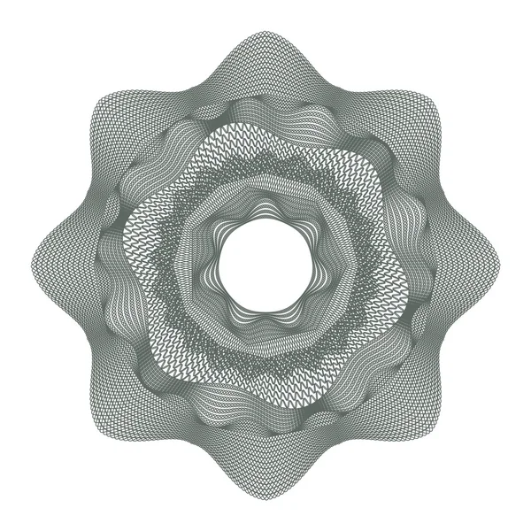 Guilloche decorative element