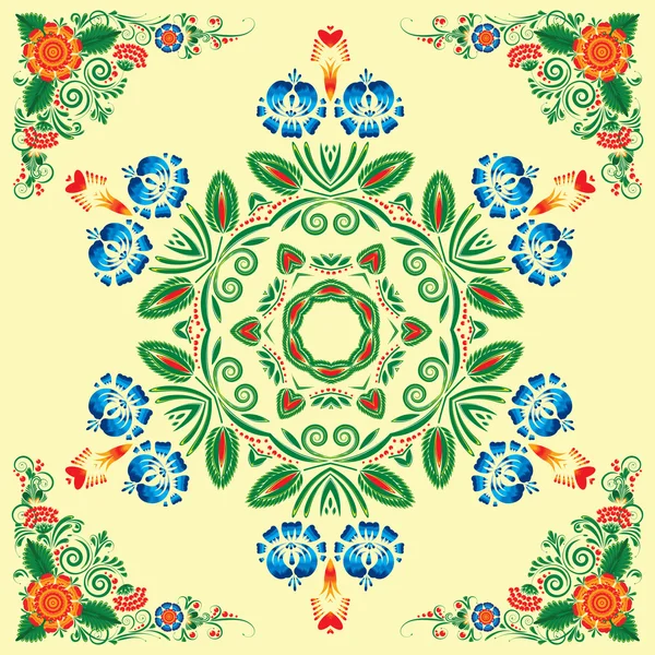 Çiçek süsü ile kusursuz desen