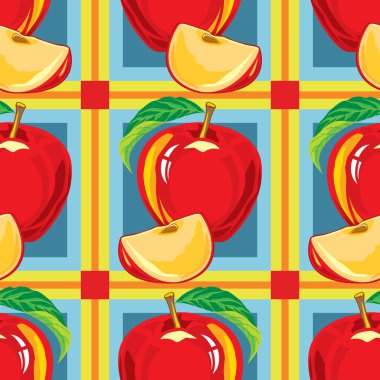 Kırmızı elma seamless modeli